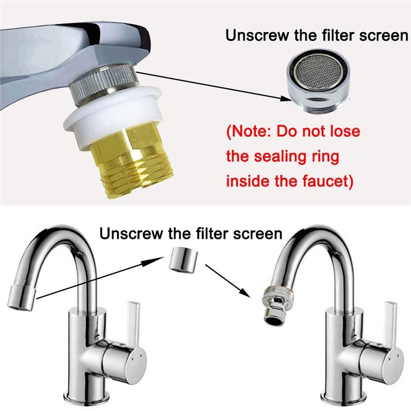 Portable Dishwasher Faucet Adapter - 식기세척기 수도꼭지 어댑터 스냅 커플링, 3/4