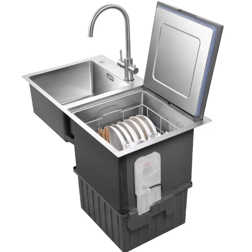 Ultrasonic Dishwasher Sink Integrated - 완전 자동화된 주방 가전제품 전체, 단일