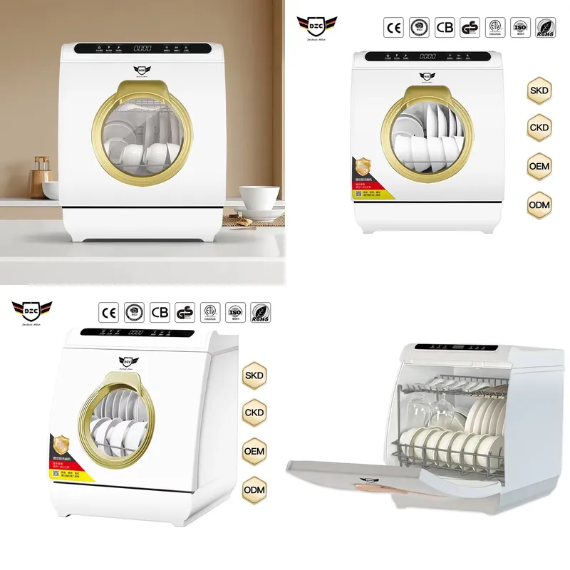 Countertop Dishwasher Mini Compact - Q8-Max 휴대용 식기세척기 8세트 카운터탑 미니