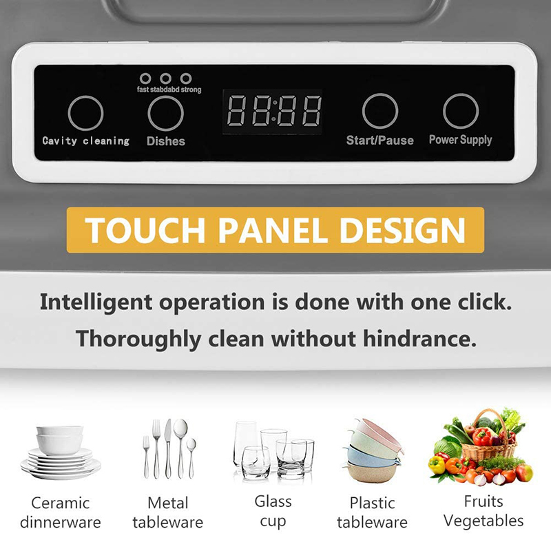 8L 휴대용 카운터탑 미니 식기세척기, 4가지 세척 프 - Small Dishwasher For Apartment 리뷰 및 가격