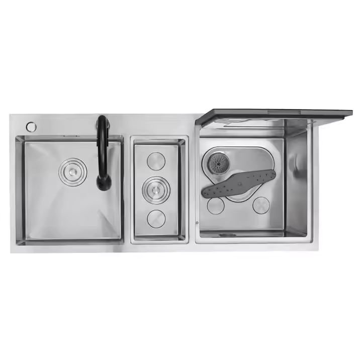 일체형 주방 싱크대, 304 스테인리스 스틸, 테이블형 - Ultrasonic Dishwasher Sink Integrated 리뷰 및 가격