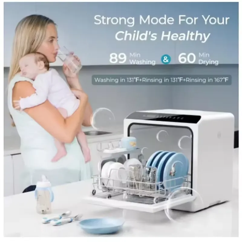 미니 휴대용 식기세척기 카운터탑 컴팩트 5L 내장 탱크 - Countertop Dishwasher Mini Compact 리뷰 및 가격