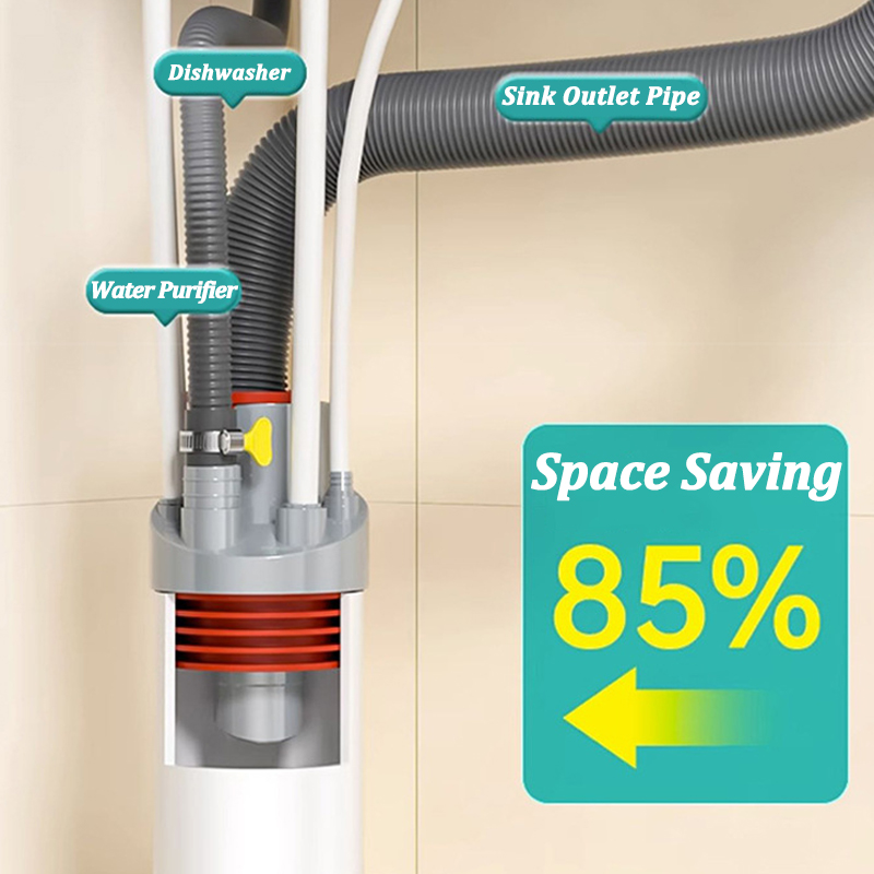 주방 배수관 연결기 다섯가지 기능 싱크대 배수구 악취  - Dishwasher Drain Hose Extension 리뷰 및 가격