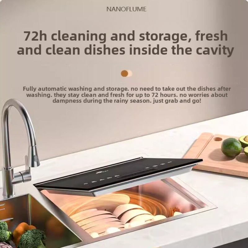 일체형 싱크대 식기세척기 내장형 살균 캐비닛 대용량 완 - Ultrasonic Dishwasher Sink Integrated 리뷰 및 가격