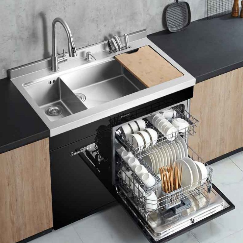 일체형 싱크대 세척기, 자동 가정용 식기세척기, 초음파 - Ultrasonic Dishwasher Sink Integrated 리뷰 및 가격
