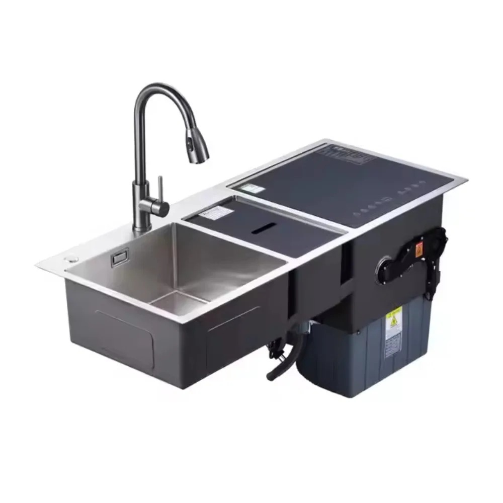 완전 자동화된 주방 가전제품 전체, 단일 볼 초음파 식 - Ultrasonic Dishwasher Sink Integrated 리뷰 및 가격