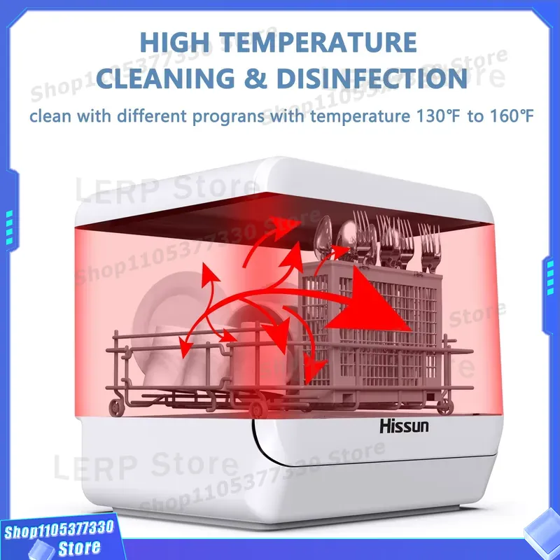 110V 미국 플러그 컴팩트 카운터탑 식기세척기 자동  - Countertop Dishwasher Mini Compact 리뷰 및 가격