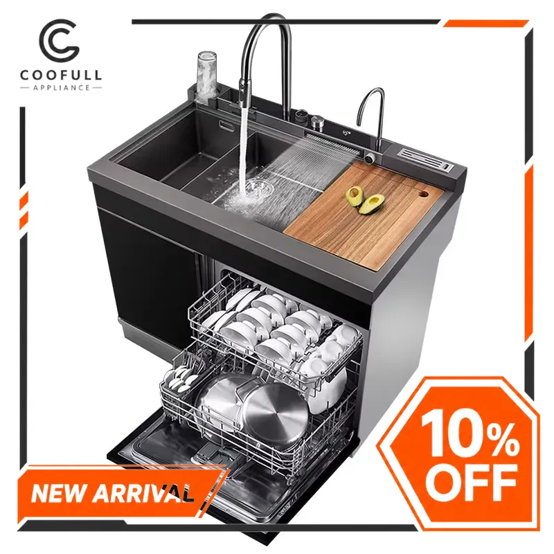 1000mm 스테인리스 스틸 초음파 싱크대 내장형 식기 - Ultrasonic Dishwasher Sink Integrated 리뷰 및 가격