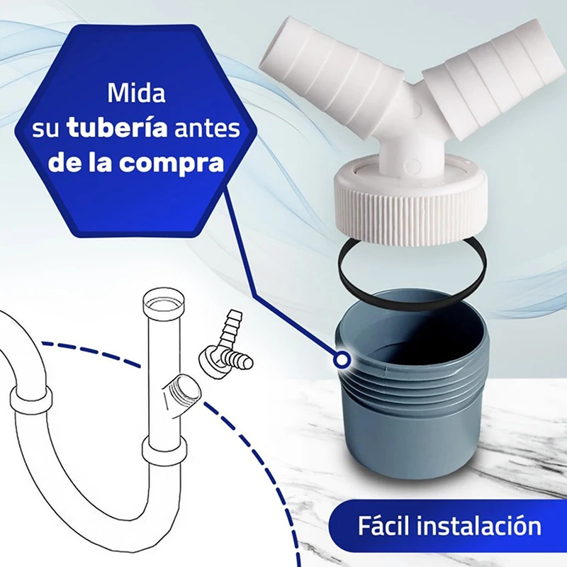 식기 세척기 세탁기 배수 어댑터 3방향 투인원 커넥터  - Dishwasher Drain Hose Extension 리뷰 및 가격