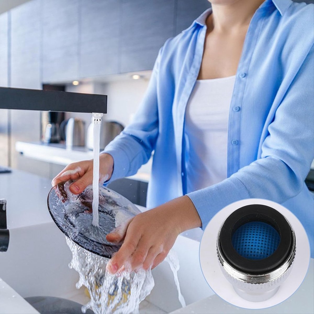 【frki】 에어레이터가 있는 식기세척기 수도꼭지 어댑 - Portable Dishwasher Faucet Adapter 리뷰 및 가격
