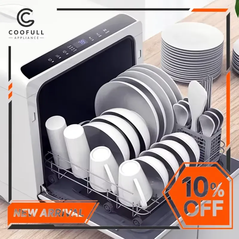 휴대용 미니 식기세척기, 자동 작동, 조리대 위 설치  - Countertop Dishwasher Mini Compact 리뷰 및 가격