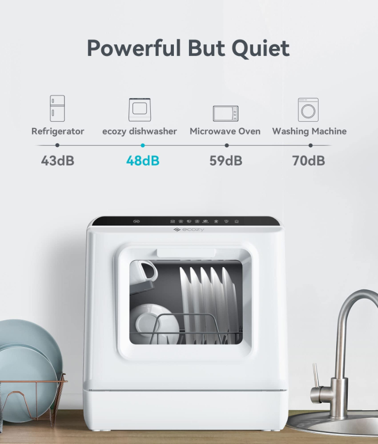 에코지 휴대용 미니 식기세척기 (5L 물탱크, 6가지  - Portable Dishwasher With Water Tank 리뷰 및 가격