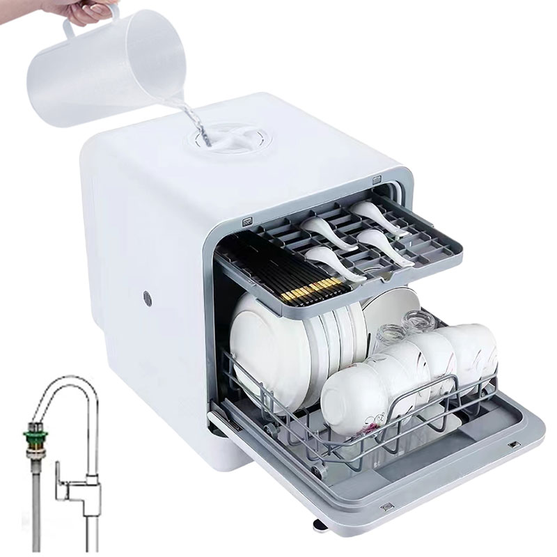 테이블탑 식기세척기 가정용 미니 카운터탑 식기세척기 5 - Portable Dishwasher With Water Tank 리뷰 및 가격