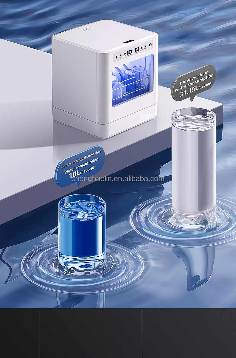 공간 절약형 데스크탑 자동 세탁기 (소형 아파트 및 R - Small Dishwasher For Apartment 리뷰 및 가격