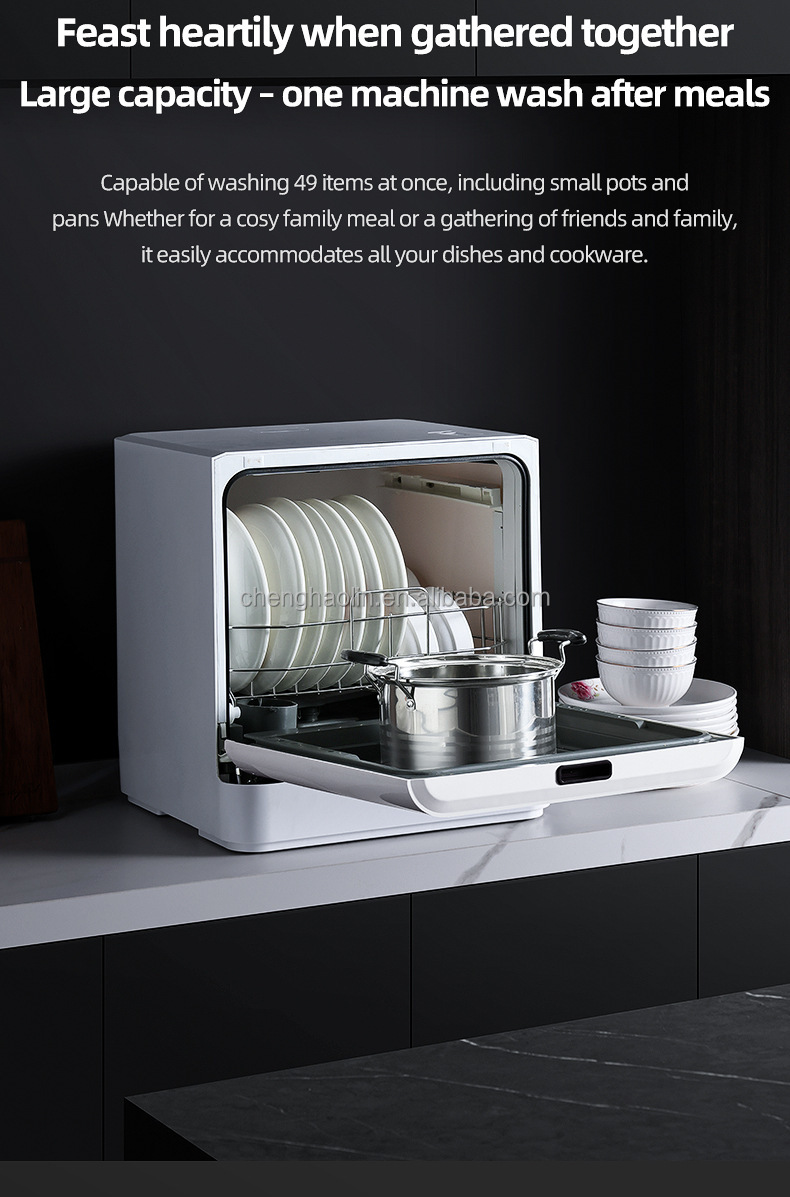 공간 절약형 데스크탑 자동 세탁기 (소형 아파트 및 R - Small Dishwasher For Apartment 리뷰 및 가격
